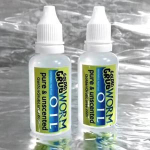 NEW Two Pack of WORM OIL - Fishing Soft Plastic Bait Lubricant/Preservative - Picture 1 of 1