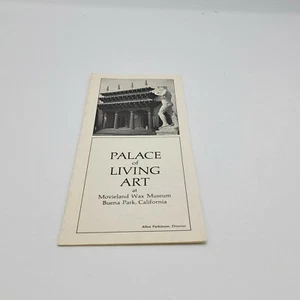 Vintage Broschüre Palast der lebenden Kunst Movieland Wachsfigurenkabinett Buena Park Kalifornien - Bild 1 von 4