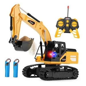 Remote Control Excavator Toys for Boys, RC Excavator Toy for Boys 3 4 5 6 7 8 - Picture 1 of 7