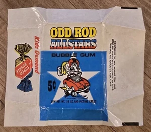 Vintage 1970s Donruss Odd Rod Allstars Cards & Bubble Gum Wrapper - Very Rare - Picture 1 of 1