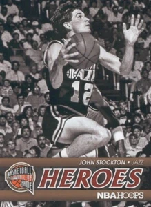 2011-12 Panini NBA Hoops Heroes #19 John Stockton Utah Jazz NM Insert - Picture 1 of 2