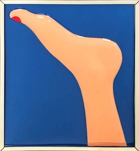 TOM WESSELMANN "SEASCAPE (FOOT)" 1967 | RARE SIGNED SCREEN PRINTED PLEXIGLASS - Picture 1 of 2