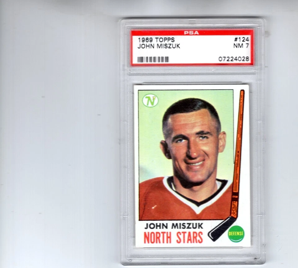 1969 TOPPS #124 JOHN MISZUK PSA 7 - Image 1 of 1