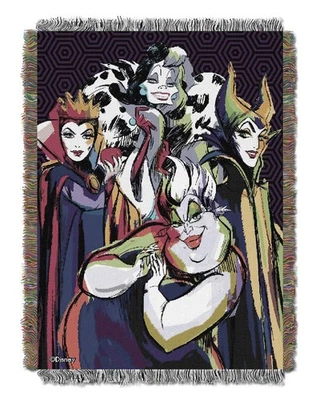 Northwest Villains Woven Tapestry Throw Blanket, 48" x 60", Villainous Group - Image 1 of 4