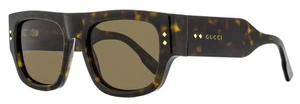 Gucci Vintage Flat Top Sunglasses GG1262S 002 Havana 54mm - Picture 1 of 3