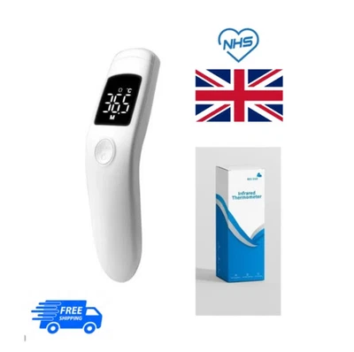 Digital Infrared Non Contact Forehead Fast Temperature Gun Thermometer First Aid - Image 1 of 4