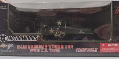 Motorworks / 21st Century Toys 32X M4A3 Sherman con pistola de 75 mm - escala 1:32 nuevo en caja Foto 1 de 4