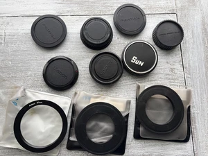 Canon, Pentex, Minolta, Sun Objektivdeckel und Ambico Filter 67, 52, 46mm - Bild 1 von 9