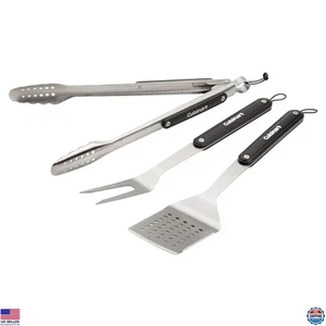Cuisinart CGS-1200 Premium 3-Piece Magnetic Grill Tool Set - Essential BBQ Tools - Picture 1 of 6