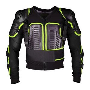 Frank Thomas Kids Full Deflector MX Armour Black Yellow - Picture 1 of 3