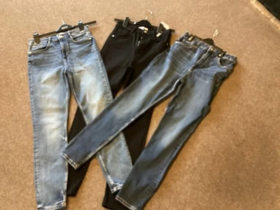 Zara Women's Stretch Jeans Size 12 UK/40 Euro 2 Blue Pair 1 Black - Image 1 of 4