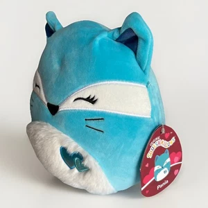 NUEVO CON ETIQUETAS Squishmallows Pania El Zorro Azul con Corazones 8" Peluche San Valentín con Etiqueta - Imagen 1 de 13