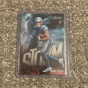 2025 Panini Absolute Isaac TeSlaa By Storm RC #5 Lions - Bild 1 von 2