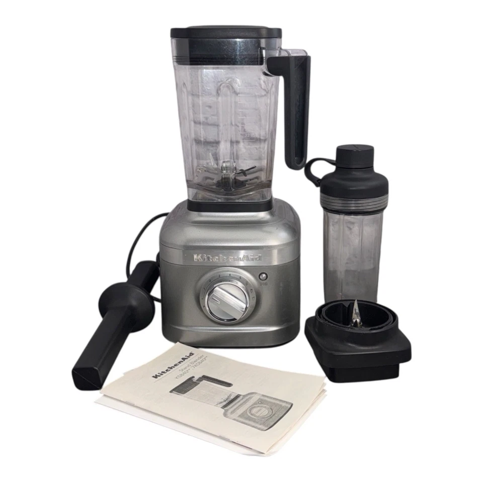 Batidora de velocidad variable KitchenAid K400 - contorno plateada Foto 1 de 3