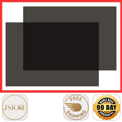 Polarized Filter Film Adhesive Sheets for Dashboard Display LCD Watch Screen 2Pc - Image 1 of 4