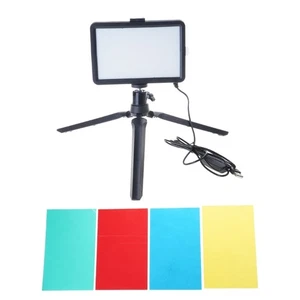 LED Photo Studio Lights 2700-6000K Adjustable Brightness USB Power Optional - Picture 1 of 27