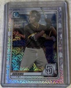 2020 Bowman Chrome Mojo CJ Abrams San Diego Padres #BCP-62 - Picture 1 of 2