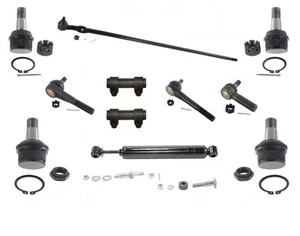 Fits Chevrolet 4 Wheel Drive K10 81-91 Drag Link Tie Rods Ball Joints Stabilizer - Picture 1 of 7