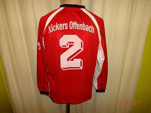 Kickers Offenbach Original uhlsport Junior Langarm Matchworn Trikot + Nr.2 Gr.S - Bild 1 von 4
