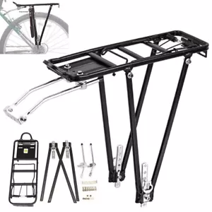 35kg Fahrrad Alu Gepäckträger verstellbar Mountainbike MTB hinten 24/26/28 Zoll - Bild 1 von 12