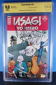 IDW Usagi Yojimbo 20, CBCS 9.8, 6/2021 1st Yukichi, signiert/Skizze S. Sakai - Bild 1 von 4