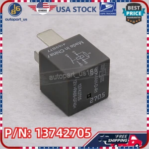 NEW POWER RELAY 13742705 897H-1AH-D-R1 12VDC 4PINS FOR SONG CHUAN US - Picture 1 of 5