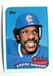 1989 TOPPS BASEBALL CARD #10 ANDRE DAWSON - HOF- set break    MINT    low shpg