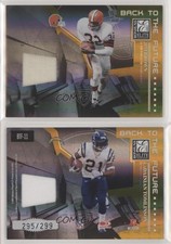 2007 Donruss Elite Back to the Future Jerseys LaDainian Tomlinson Jim Brown HOF