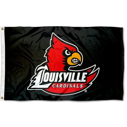 University of Louisville Black Flag 3x5 Banner. New Open box. Black flag Cover