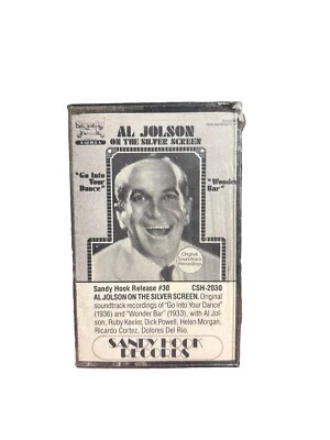 Al Jolson On The Silver Screen Sandy Hook Records CSH-2030 Sealed Cassette Tape - Image 1 of 4