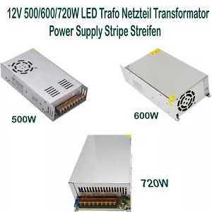 12V 500/600/720W LED transformador fuente de alimentación LED transformador tira - Imagen 1 de 18