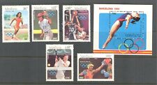 LAOS 1992, SPORTS: BARCELONA OLYMPICS, Scott 1058-1062A, MNH