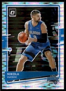 Nikola Vucevic 2020-21 Donruss Optic Silver Pulsar Prizm C40 #130 Orlando Magic