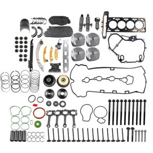 2.4L Engine Overhaul Rebuild Kit w/ Rods & Timing Chain VVT for Chevy Buick GMC - Picture 1 of 15