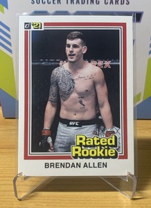 Brendan Allen Retro Rated Rookie 2021 Panini Instant UFC /1320 RR5