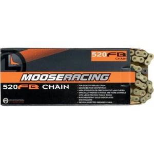 Moose Racing 520 FB O-Ring Chain 114 Links Natural 1222-0101 - Picture 1 of 1