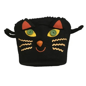 Target 2003 Cat Halloween Basket Bucket Felt Construction Rare A4 - Picture 1 of 11