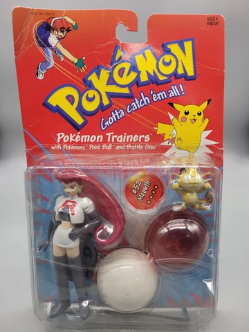 POKEMON HASBRO TEAM ROCKET JESSIE & MEOWTH ACTION FIGURE 1999 VINTAGE NINTENDO Cover