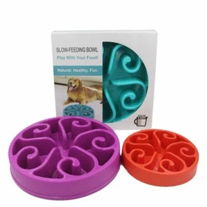 Eat Slow Dog Bowl Slow Feeder Bath Pet Supplies Pet Accessories Dog Slow Feeder - Picture 1 of 9
