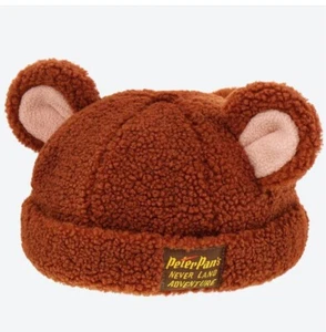 Tokyo Disney Resort Peter Pan Lost Boys Fluffy Bear Hat Cap Fantasy Springs - Picture 1 of 7