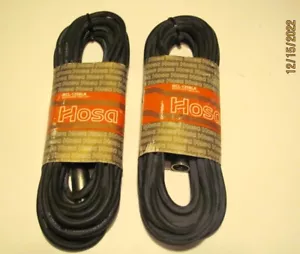 TWO NEW HOSA MCL-125BLK  - 25'  Microphone Cables - XLR3F to XLR3M - Picture 1 of 5