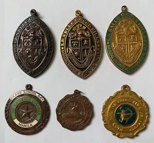 1959 Philippines 6 Pcs La Salle Greenhills / De La Salle College Medals - Picture 1 of 3