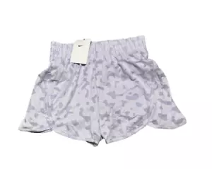 new Lavender NIKE Dri-FIT Breezy Girl's sz M (10-12y) High-Waist Shorts Pants - Picture 1 of 6