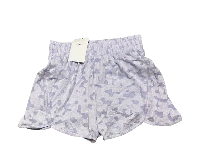 Nike Dri-FIT Big Kids Breezy High-Waisted Training Shorts Purple FB1095-536 Sz M