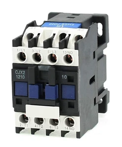 Contattore AC a 3 poli CJX2-1210 220V 25A 50/60HZ bobina normalmente aperto - Foto 1 di 12