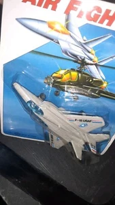 Soma Air Fighter F-15, Pull Back Motor Action, 1991, New On Card - Picture 1 of 4