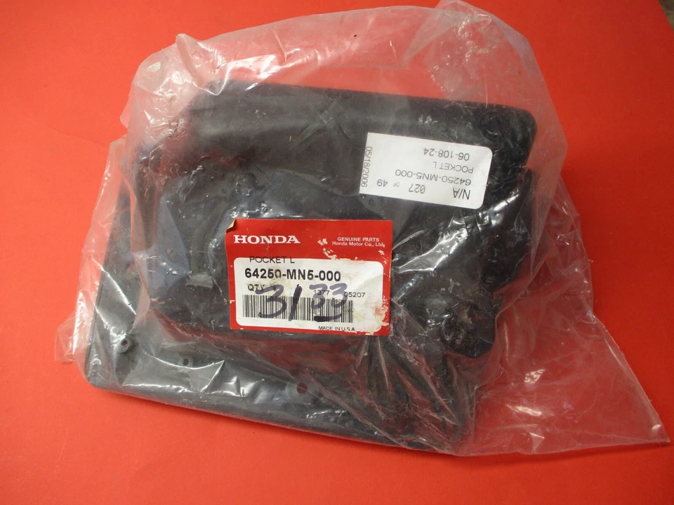 NUEVO DE LOTE ORIGINAL NUEVO HONDA GL1500 BOLSILLO IZQUIERDO 64250-MN5-000 Foto 1 de 1