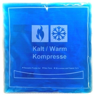 ELINA Kalt/Warm Mehrfach Gel Pad Kompresse Kühlkissen Kühlkompresse Kühlpad 15 x 15 cm