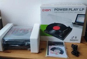 ION Power Play LP Schallplatte Plattenspieler konvertieren Vinyl's zu MP3 über PC USB Anschluss - Bild 1 von 16