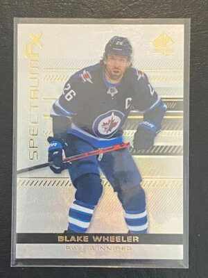 Blake Wheeler 2019-20 SP Authentic Spectrum FX GOLD #S-3 Winnipeg /Unscratched - Image 1 of 2